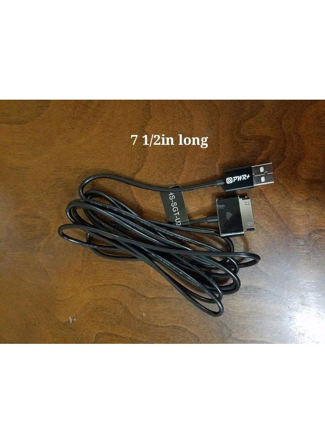 PWR+ Pwr 6.5 Ft Samsung-Galaxy-Tab Tablet-USB-Charging Sync-Data-Cable-30-Pin for Galaxy-Tab-2 10.1 8.9 7.7 7.0 Plus; Note-10.1-GT-N8013-GT-P5113 SGH-I497 SCH-I915 GT-P3113 GT-P3100 SCH-I705 GT-P7510 - Image 5